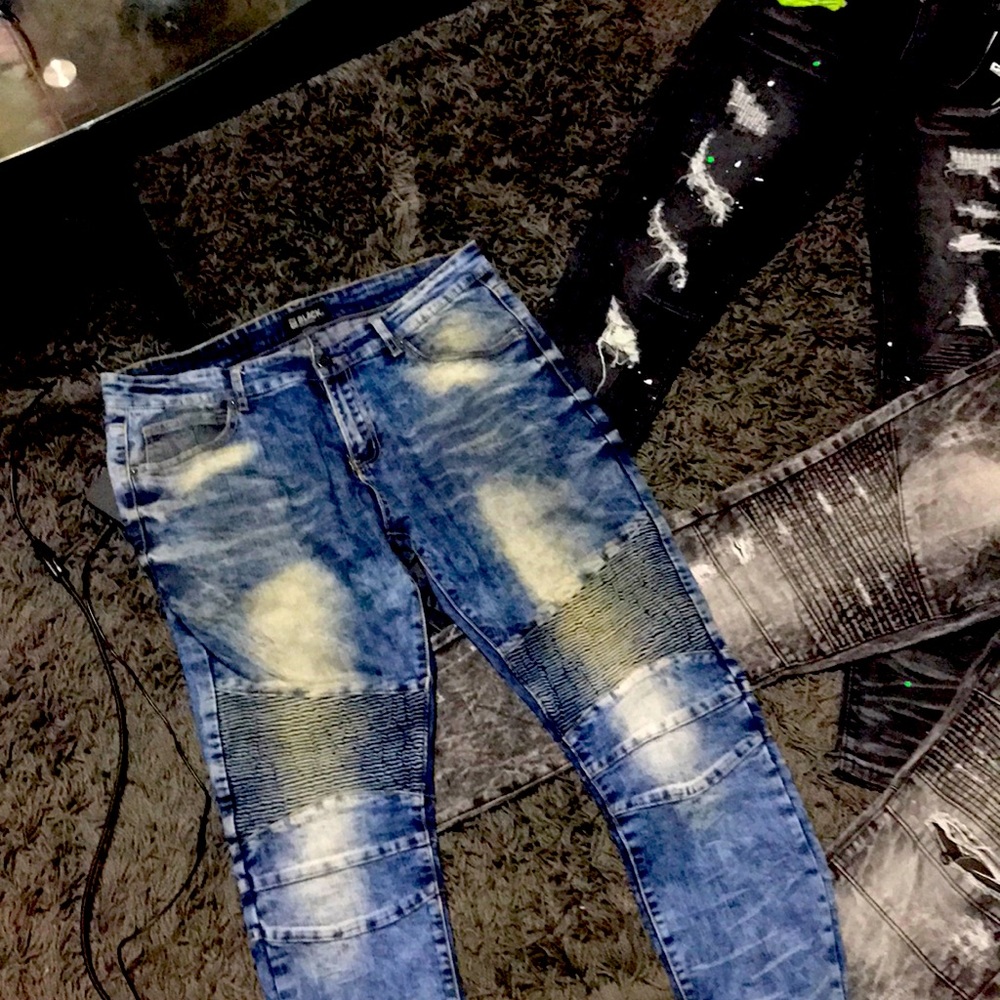 South Pole black premium scoop jeans